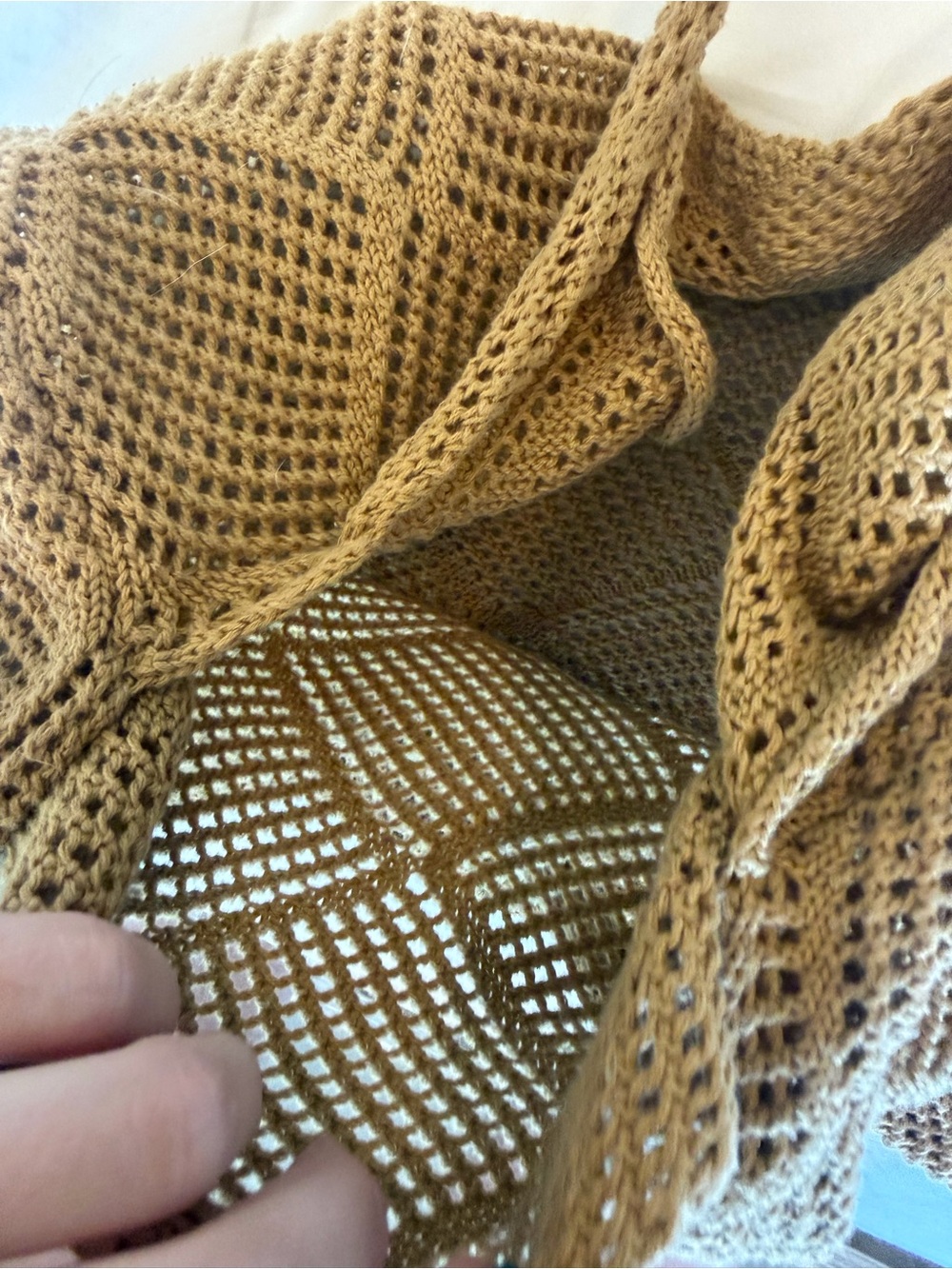 Amazon Woven Tote Bag in Brown - Picture 3 of 3
